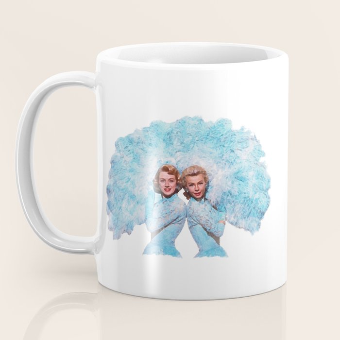 Sisters - White Christmas - Watercolor Coffee Mug Gallery Image 3