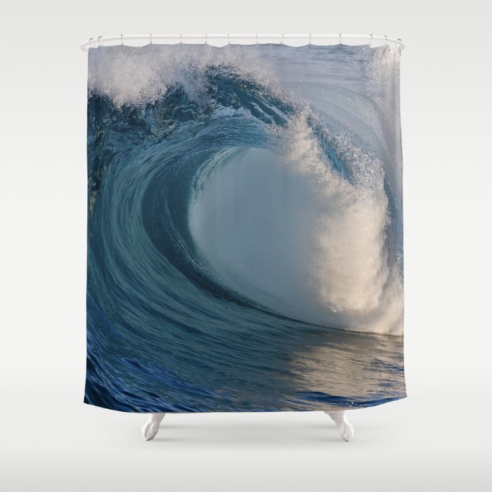 Wedge Morning Barrel ~ Newport Beach CA Shower Curtain Gallery Image 1