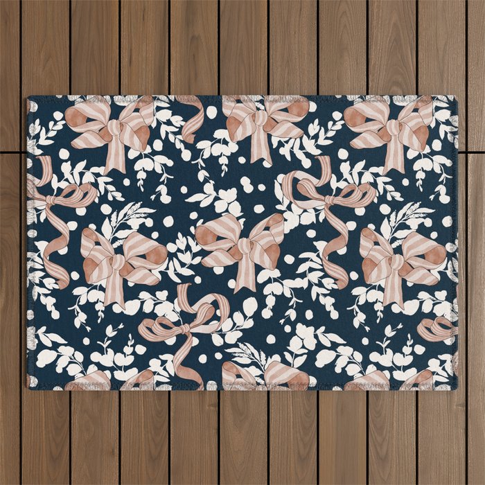 Whimsical Bows in Nature I Outdoor Rug Gallery Image 1