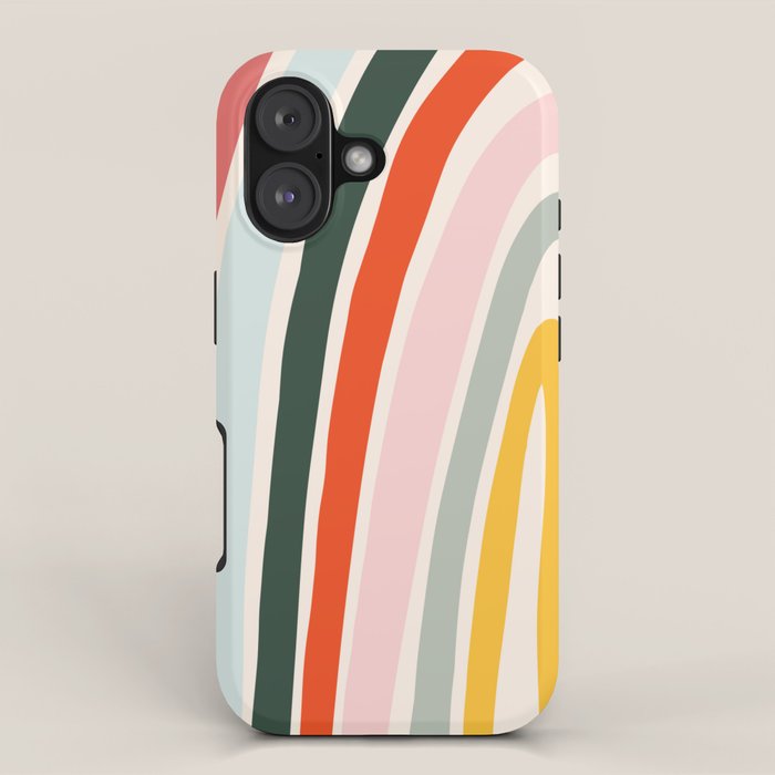 70s Vintage Rainbow iPhone Case Gallery Image 1