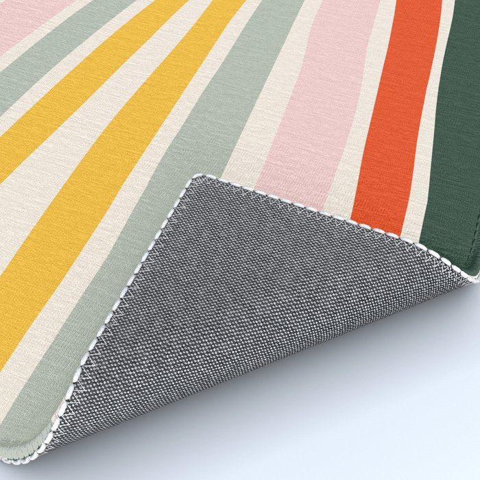 70s Vintage Rainbow Rug Gallery Image 4
