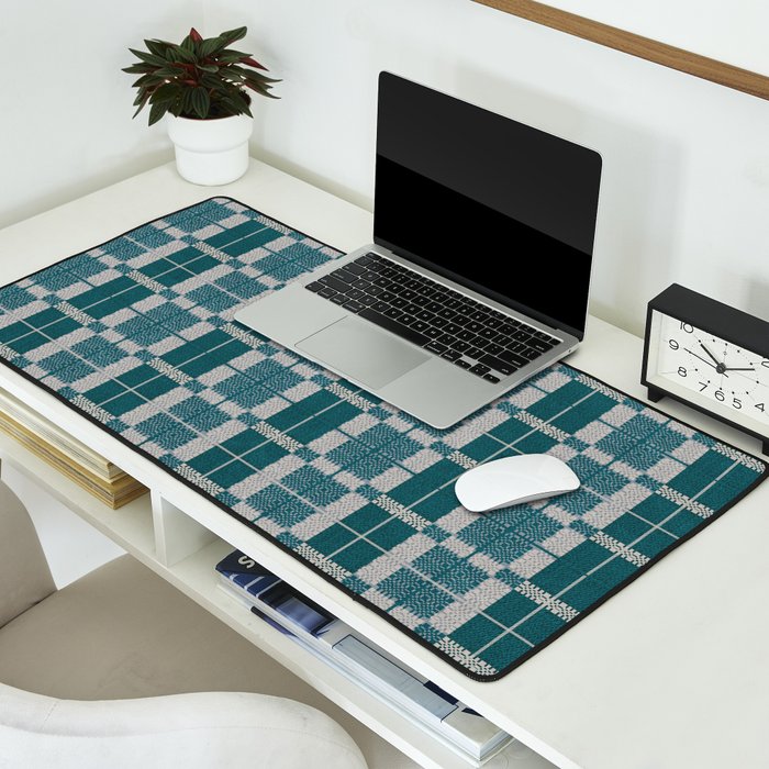 Woven Checker Desk Mat Gallery Image 2
