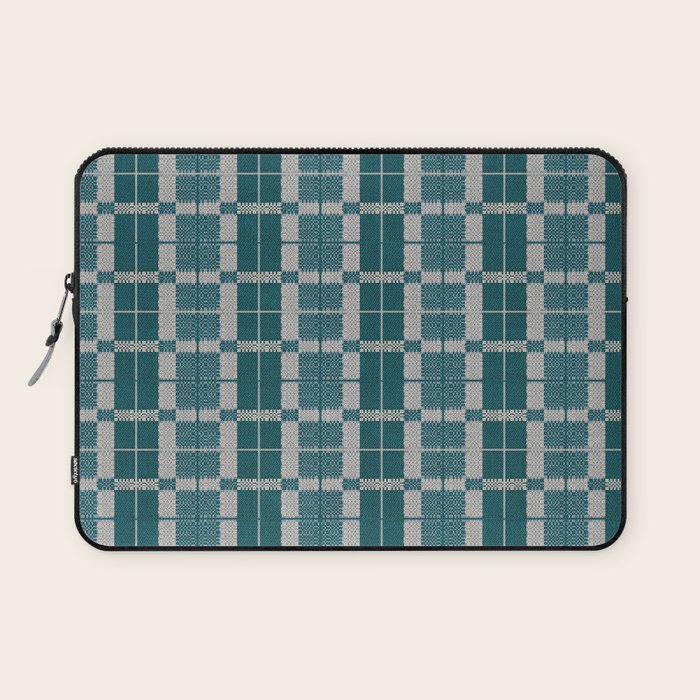 Woven Checker Laptop Sleeve Gallery Image 1