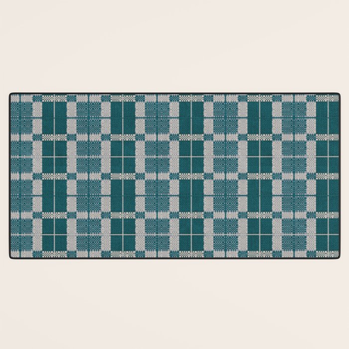 Woven Checker Desk Mat Gallery Image 3