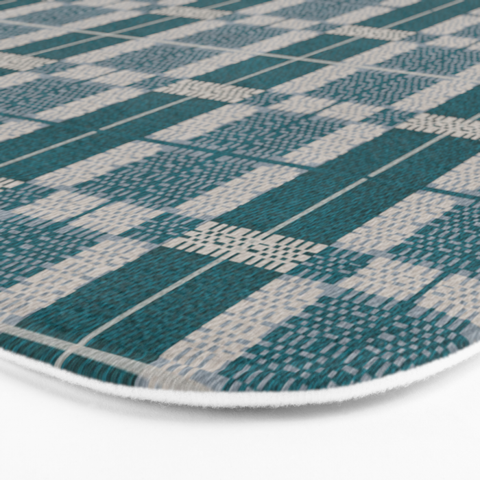 Woven Checker Bath Mat Gallery Image 3