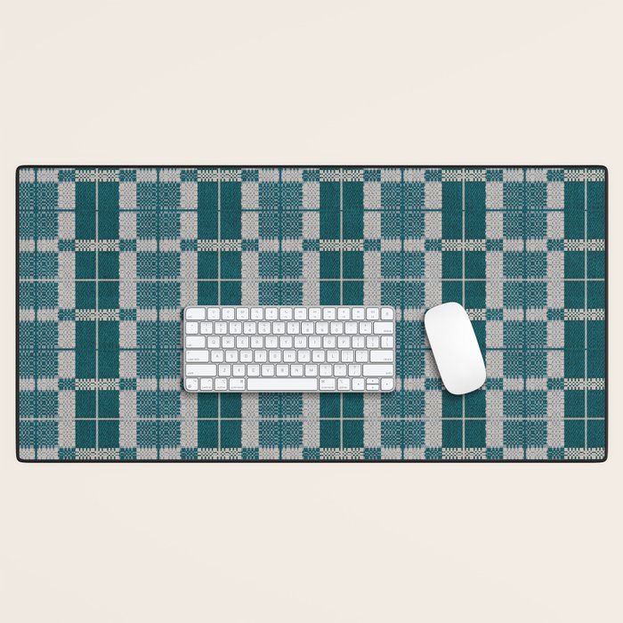 Woven Checker Desk Mat Gallery Image 1