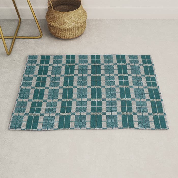 Woven Checker Rug Gallery Image 1