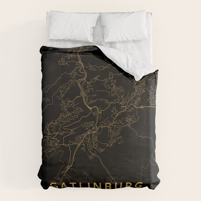 Gatlinburg, United States - Gold Duvet Cover Gallery Image 6