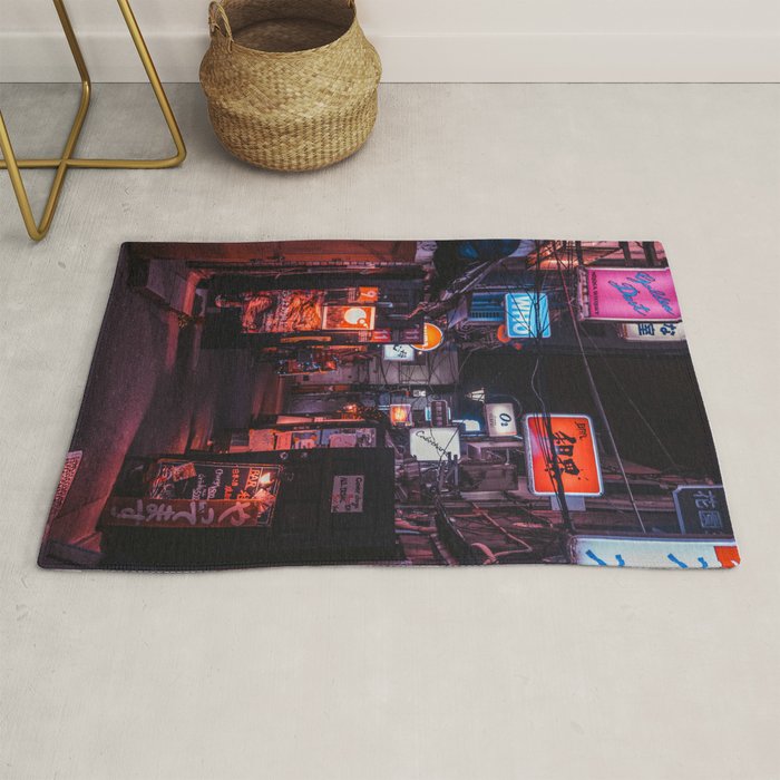 Golden Gai Tokyo Bar Crawl Rug Gallery Image 1