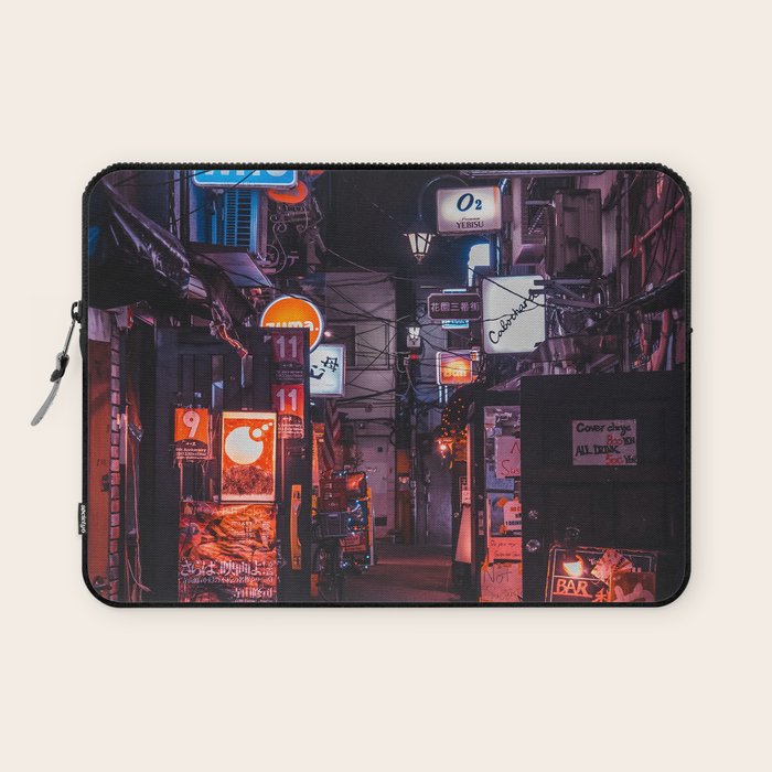 Golden Gai Tokyo Bar Crawl Laptop Sleeve Gallery Image 1