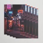 Golden Gai Tokyo Bar Crawl Wrapping Paper Gallery Image 3