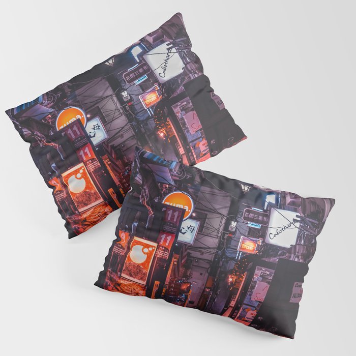 Golden Gai Tokyo Bar Crawl Pillow Sham Gallery Image 1