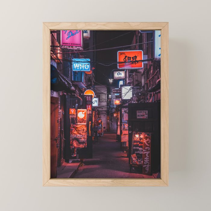 Golden Gai Tokyo Bar Crawl Mini Art Print Gallery Image 1