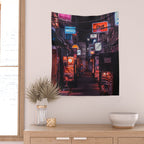 Golden Gai Tokyo Bar Crawl Wall Tapestry Gallery Image 2