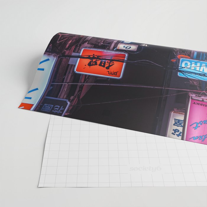 Golden Gai Tokyo Bar Crawl Wrapping Paper Gallery Image 2