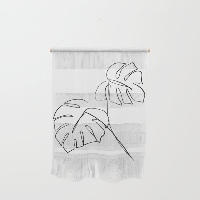 Monstera minimal Wall Hanging Gallery Image 1