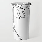 Monstera minimal Travel Mug Gallery Image 2