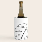 Monstera minimal Wine Chiller Gallery Image 2