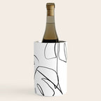Monstera minimal Wine Chiller Gallery Image 1