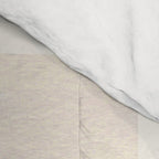 Grey Taupe Watercolor Gouache Geometric Square Matrix Pattern Comforter Gallery Image 4