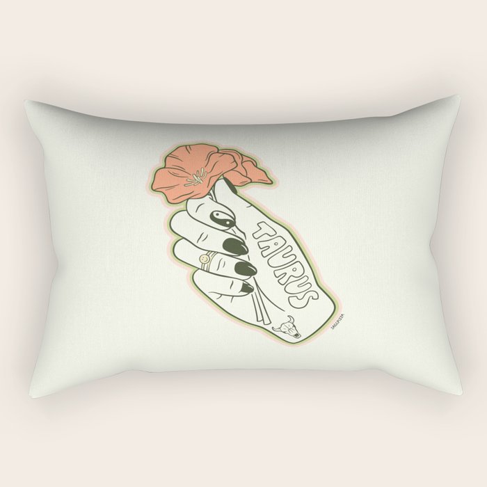 TAURUS IN NATURE Rectangular Pillow Gallery Image 1