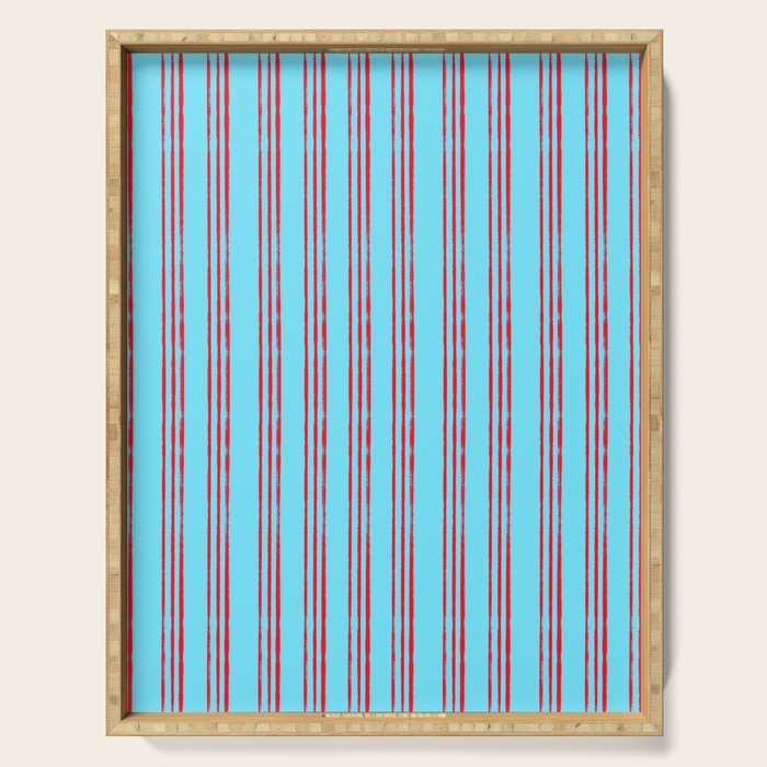 Americana Stripes Serving Tray Gallery Image 1