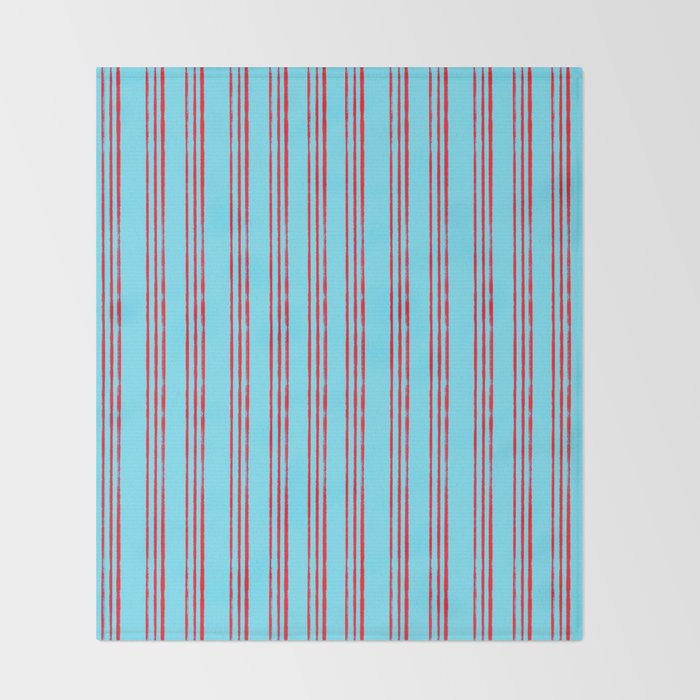 Americana Stripes Throw Blanket Gallery Image 2
