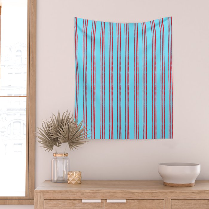 Americana Stripes Wall Tapestry Gallery Image 2