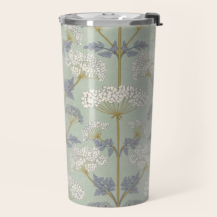 Vintage Sage Floral Travel Mug Gallery Image 2