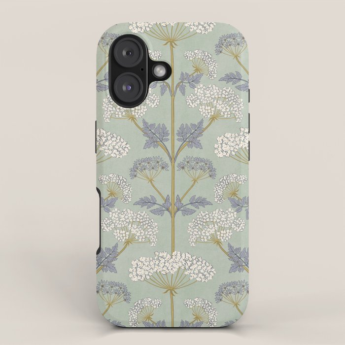 Vintage Sage Floral iPhone Case Gallery Image 1