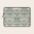 Vintage Sage Floral Laptop Sleeve Gallery Image 1