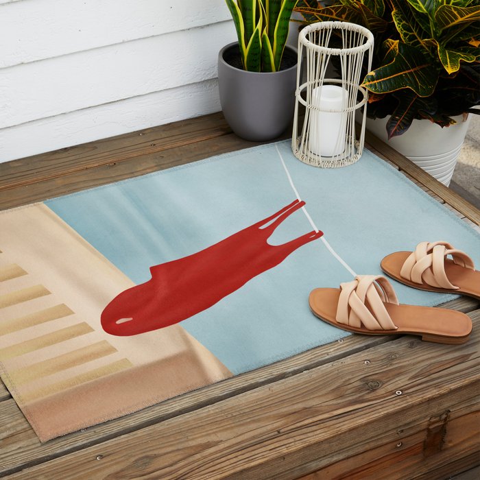 Bathing Suit Outdoor Rug Gallery Image 2