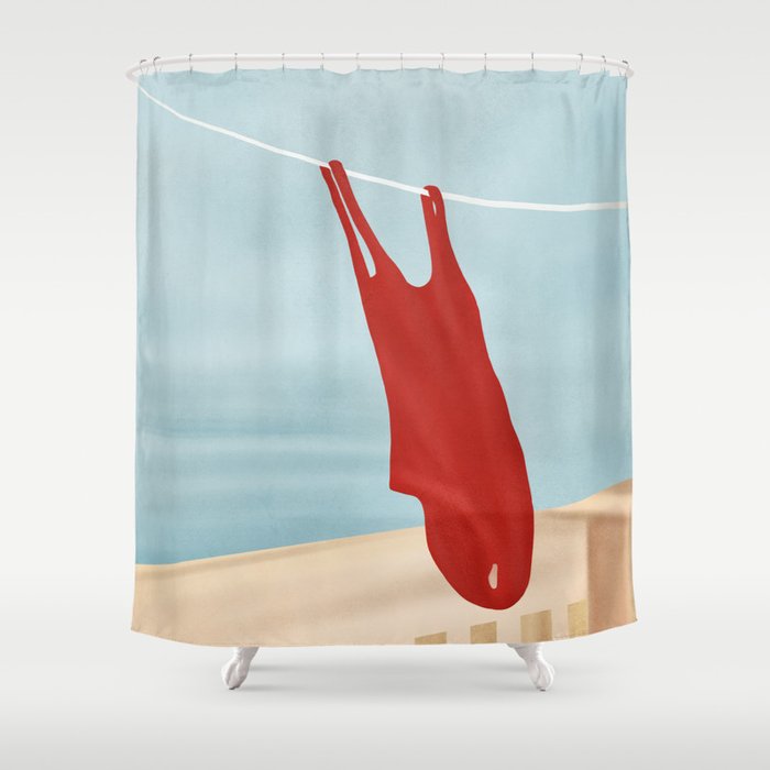 Bathing Suit Shower Curtain Gallery Image 1