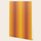 Gradient Arch IX Retro Orange Mid Century Modern Rainbow Wallpaper Gallery Image 2