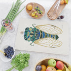 Green & Gold Cicada Cutting Board Gallery Image 2