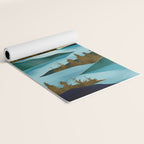 Autumn River Night Yoga Mat Gallery Image 2