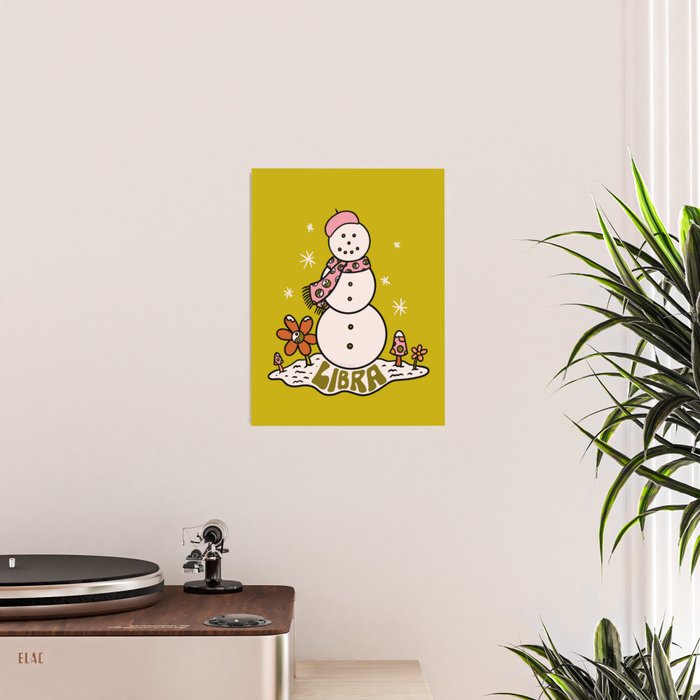 Libra Snowman Poster Gallery Image 2