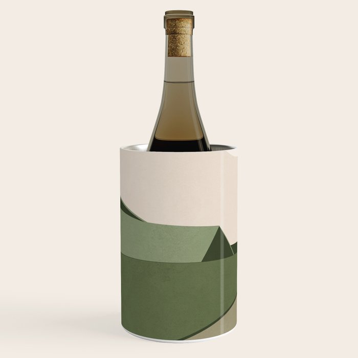 Abstract Minimal Geometric 14 Wine Chiller Gallery Image 1