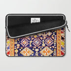 Antique Shirvan Rug With Abstract Peacock Print Laptop Sleeve Gallery Image 2