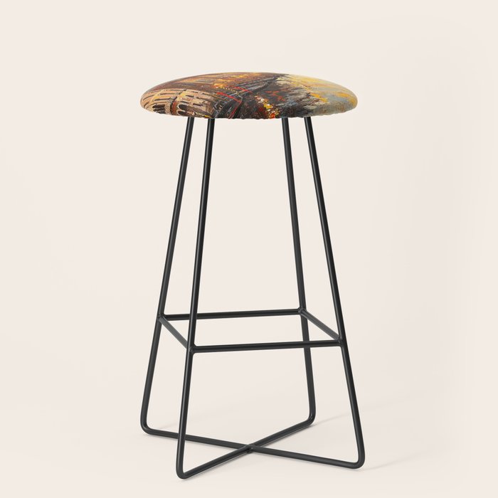 Reflections of a Venetian Dusk Stool Gallery Image 1