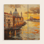 Reflections of a Venetian Dusk Wood Wall Art Gallery Image 1