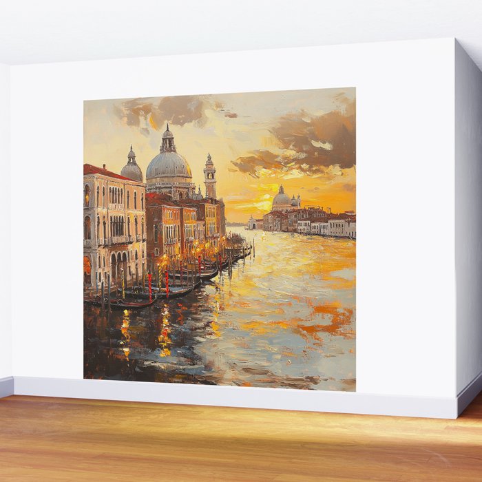 Reflections of a Venetian Dusk Wall Mural Gallery Image 2
