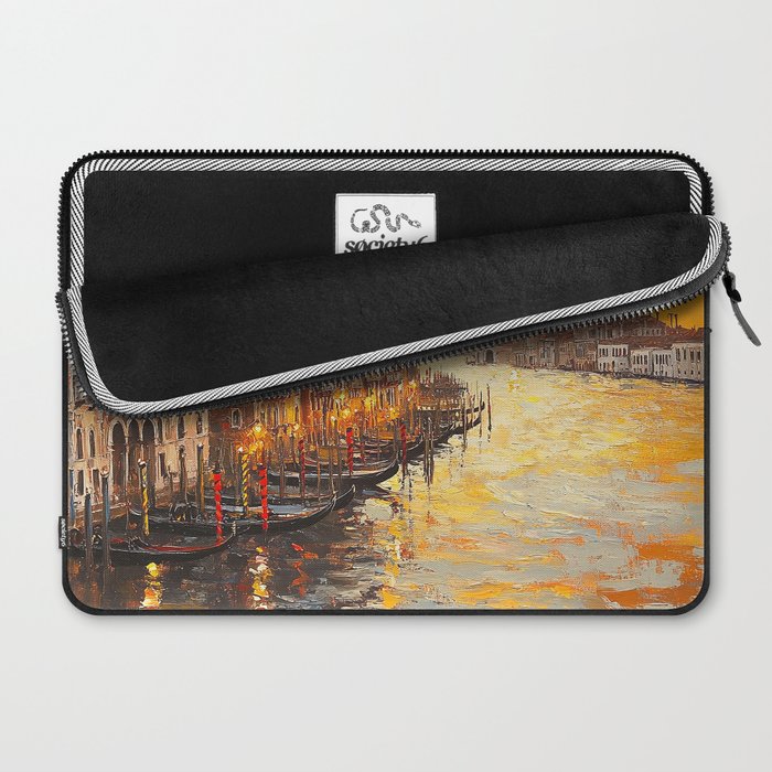 Reflections of a Venetian Dusk Laptop Sleeve Gallery Image 2