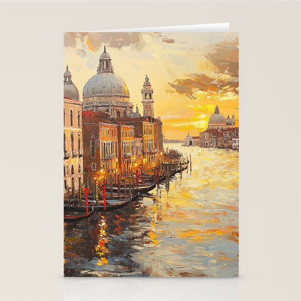 Reflections of a Venetian Dusk Stationery Card Gallery Image 1
