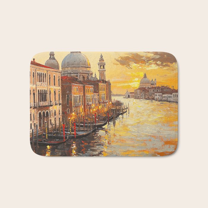 Reflections of a Venetian Dusk Bath Mat Gallery Image 1