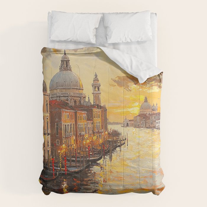 Reflections of a Venetian Dusk Comforter Gallery Image 6