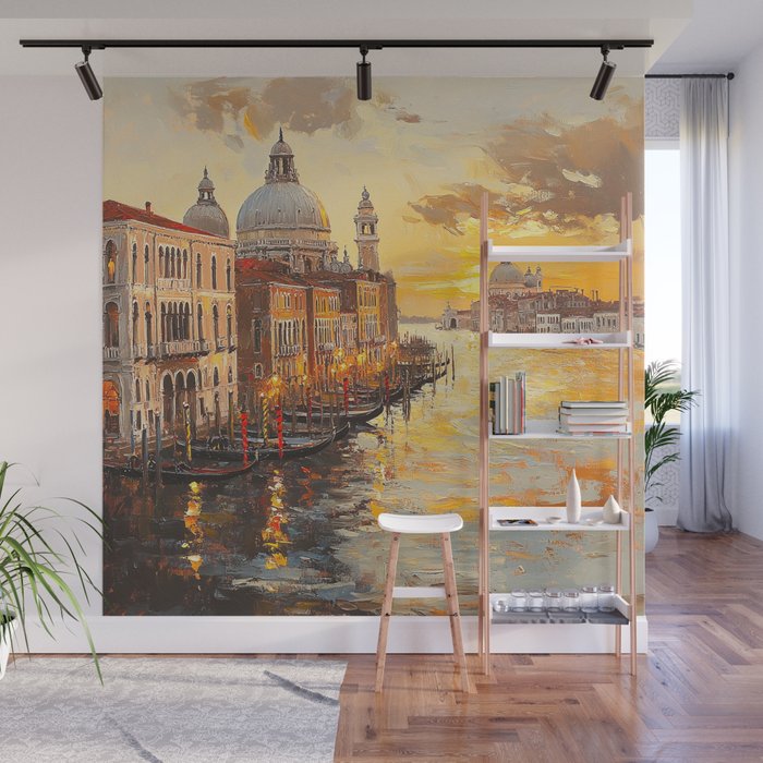 Reflections of a Venetian Dusk Wall Mural Gallery Image 1