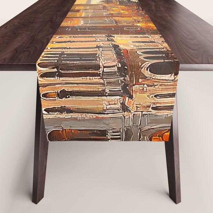 Reflections of a Venetian Dusk Table Runner Gallery Image 1