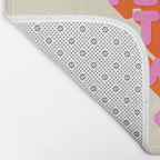 DANCE FLOOR THIS WAY - PINK TYPOGRAPHY Bath Mat Gallery Image 2