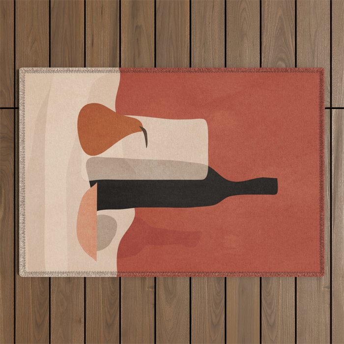 Minimalist Still Life 11 Outdoor Rug Gallery Image 1